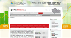 Desktop Screenshot of portalhronov.cz